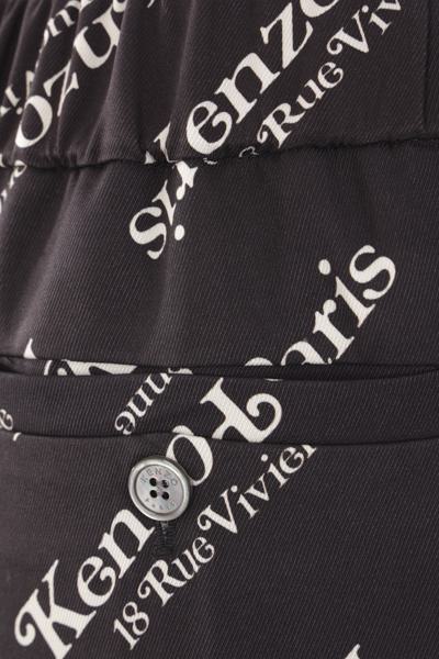  겐조 스트레이트 팬츠 FE52PA0849S299 Black - KENZO