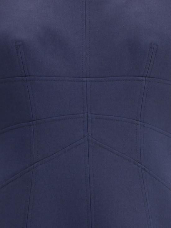 25FW 알렉산더 맥퀸 숏 원피스 841216QJAAA 4100 BLUE - ALEXANDER MCQUEEN