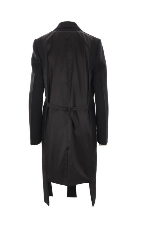 24FW 프라다 버진 울 코트  P601SSOOO15UWF0002 Black - PRADA