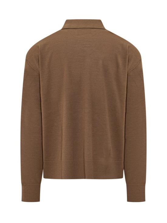 25FW 아미 스웨터 H25HPL406KN0066 216H25 BROWN - AMI