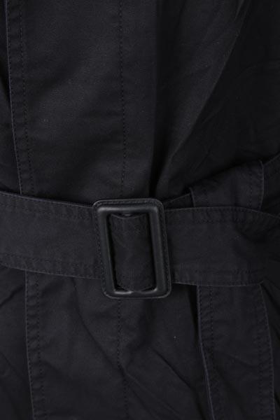  발렌시아가 랩 카코트 벨티드 코트 698285TKP060100 Black - BALENCIAGA