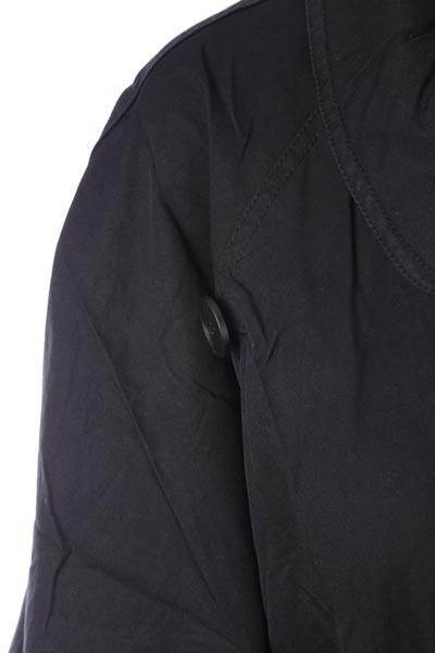  발렌시아가 랩 카코트 벨티드 코트 698285TKP060100 Black - BALENCIAGA