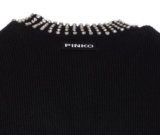 25FW 핑코 가디건 105686 A2S4Z99 Black - PINKO