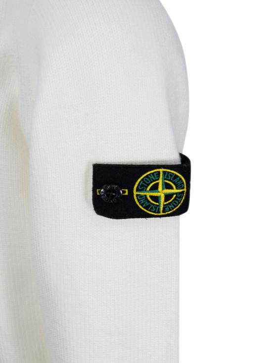 25FW [키즈] 스톤 아일랜드 터틀넥 니트 8116504A2 0099 Cream - STONE ISLAND