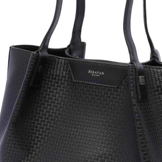25FW 세라피안 토트백 SRSTSMLL684532CCG2 Black - SERAPIAN