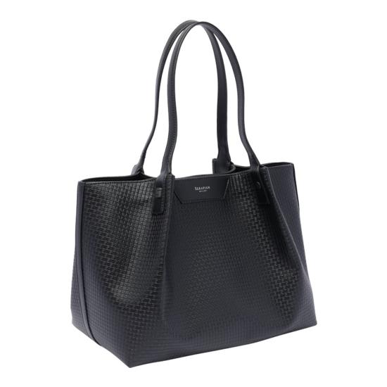 25FW 세라피안 토트백 SRSTSMLL684532CCG2 Black - SERAPIAN