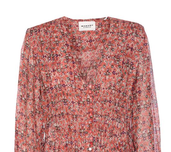 25FW 이자벨마랑에뚜왈 롱 원피스 RO0798FAC3J01E11RU MULTICOLOUR - ISABEL MARANT ETOILE