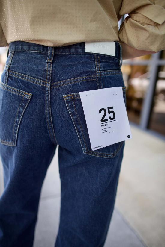  리던 데님 팬츠 90년대 청바지 리폼 - RE/DONE