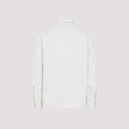 25FW 아미 긴팔 셔츠 USH766 CO0056 1912 LIGHT IVOR WHITE - AMI