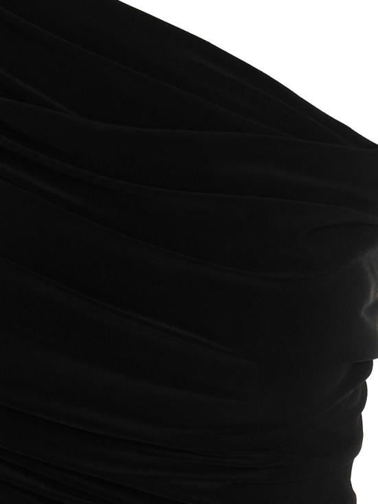 26SS 노마카말리 미디 스커트 KK2223PL667001 Black - NORMA KAMALI