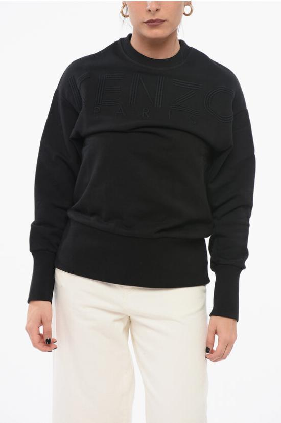  겐조 긴팔 티셔츠 F762SW882 952 99 Black