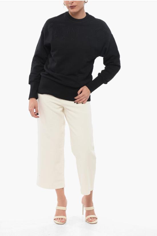  겐조 긴팔 티셔츠 F762SW882 952 99 Black - KENZO