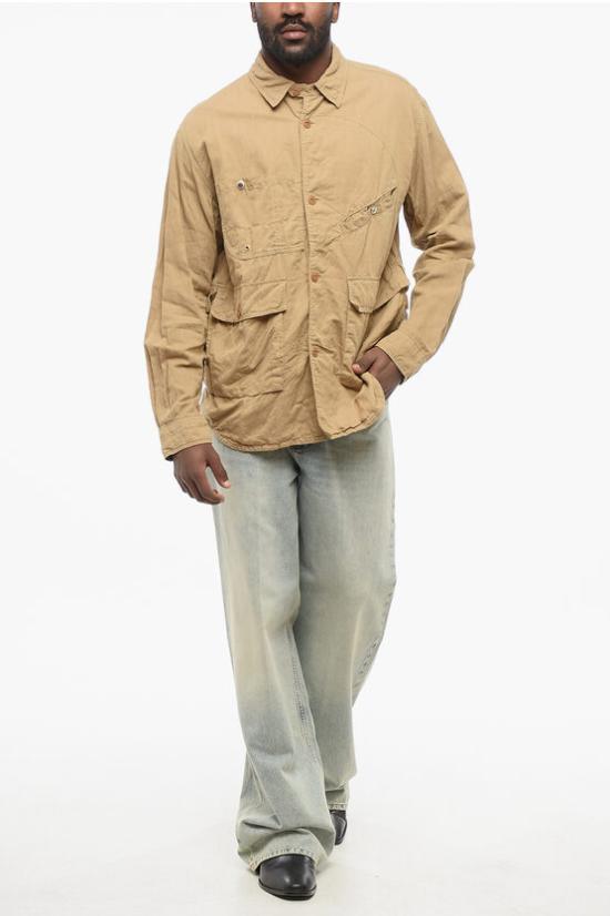  와타나베 준야 긴팔 셔츠 WMB0200511 Beige - JUNYA WATANABE