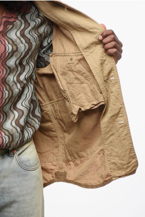  와타나베 준야 긴팔 셔츠 WMB0200511 Beige - JUNYA WATANABE