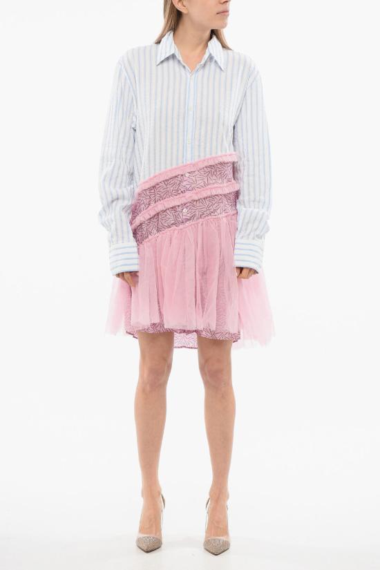  빅터앤롤프 숏 원피스 TS015 66 14322 Bianco Rosa