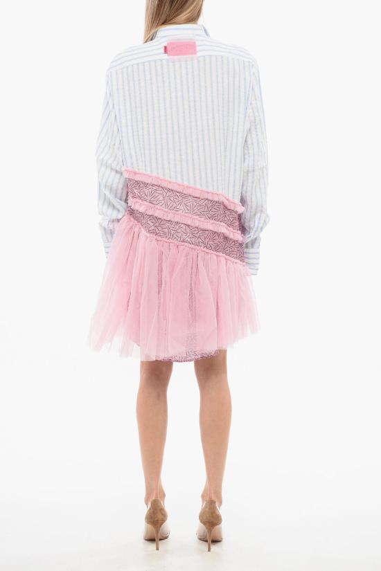  빅터앤롤프 숏 원피스 TS015 66 14322 Bianco Rosa - VIKTOR & ROLF