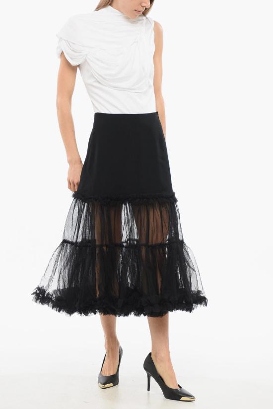  빅터앤롤프 롱 스커트 TB016 62 99323 Black - VIKTOR & ROLF