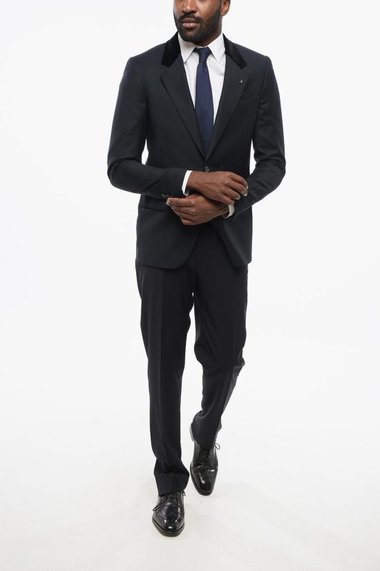  꼬르넬리아니 수트 자켓 906Z01 2868360 001 Midnight blue - CORNELIANI