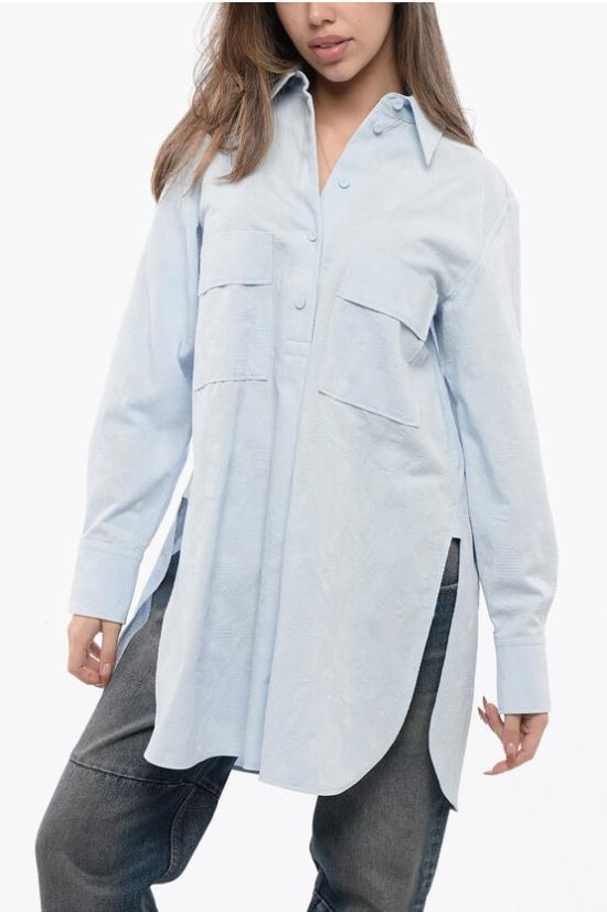  끌로에 블라우스 CHC23AHT0504649N Light blue