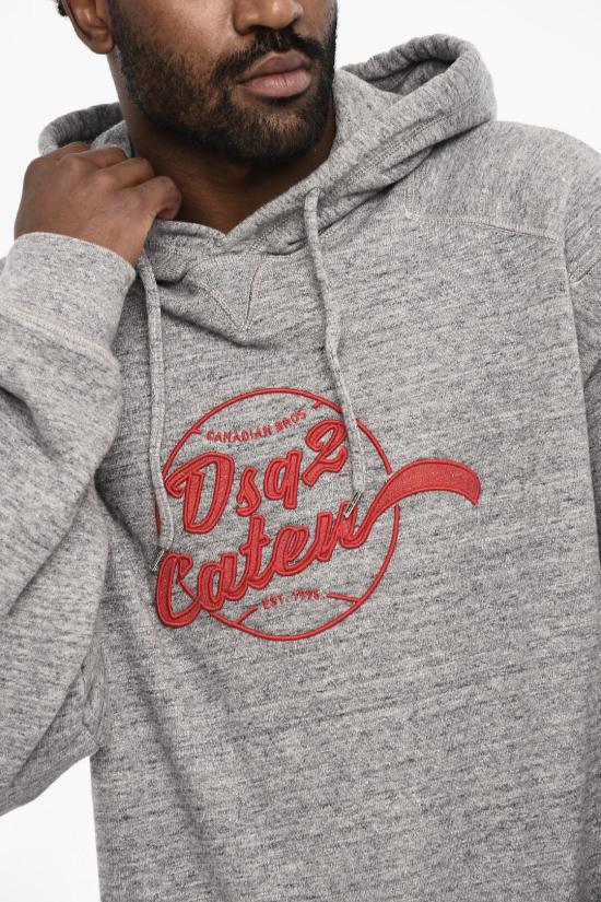  디스퀘어드2 후드 티셔츠 S74GU0773 S25463 860M Gray - DSQUARED2