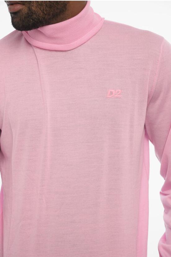  디스퀘어드2 터틀넥 S74HA1403 S18310 243 Pink - DSQUARED2