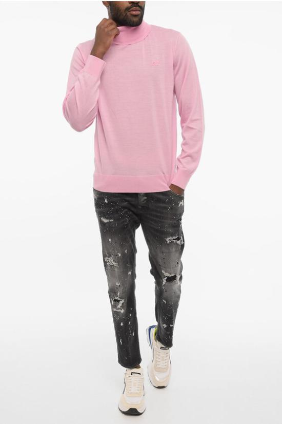  디스퀘어드2 터틀넥 S74HA1403 S18310 243 Pink - DSQUARED2