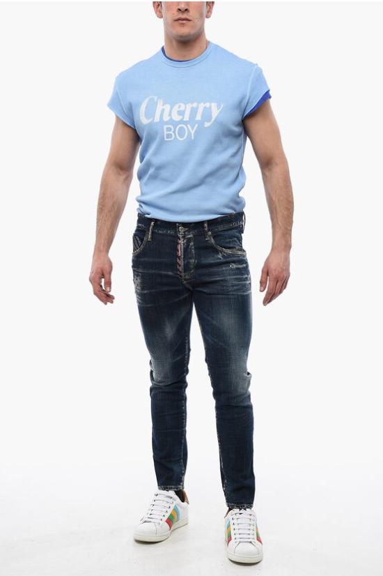  디스퀘어드2 데님 팬츠 S71LB1402 S30664 470 Blue - DSQUARED2