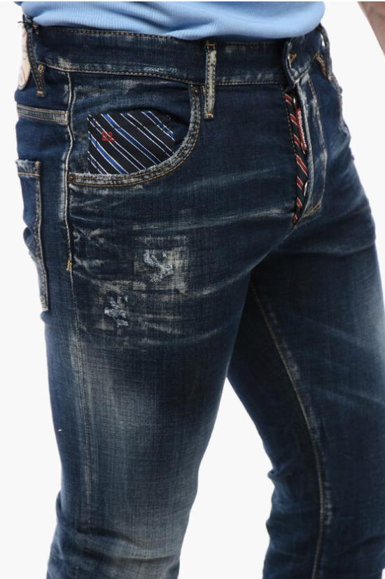  디스퀘어드2 데님 팬츠 S71LB1402 S30664 470 Blue - DSQUARED2