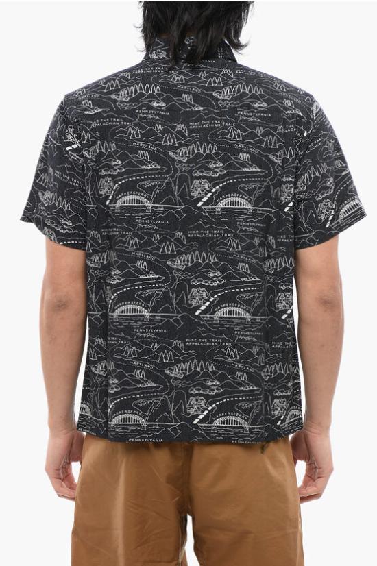  울리치 반팔 셔츠 CFWJSI0020MRUT2761 TR Black - WOOLRICH