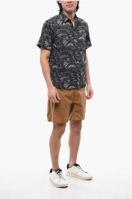  울리치 반팔 셔츠 CFWJSI0020MRUT2761 TR Black - WOOLRICH