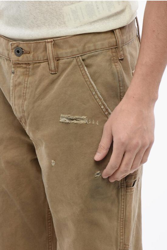  올세인츠 치노 팬츠 CARPENTER ME043Y EARTHY BROWN Brown - ALLSAINTS