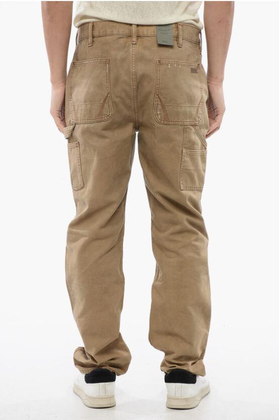  올세인츠 치노 팬츠 CARPENTER ME043Y EARTHY BROWN Brown - ALLSAINTS