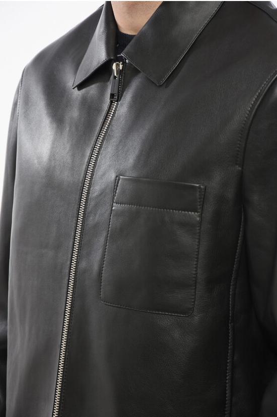  이브살로몬 가죽 자켓 24EHV20166B19W 0 C99 Black - YVES SALOMON