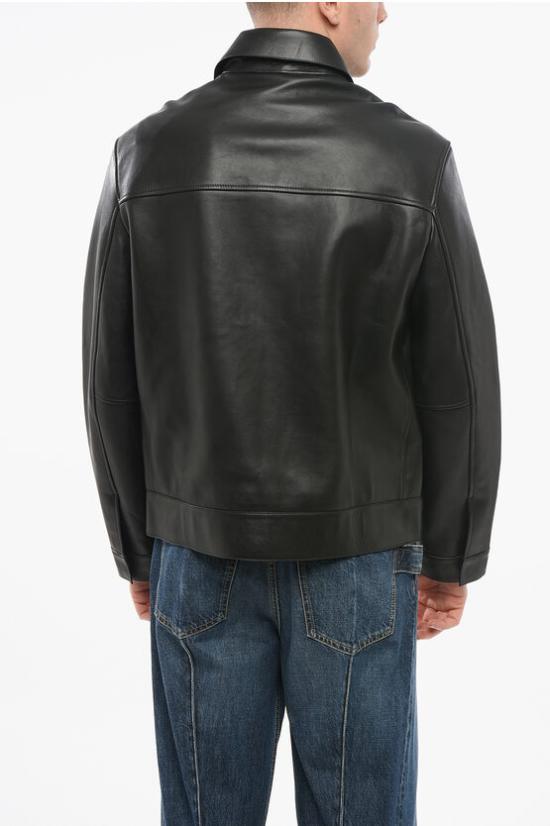  이브살로몬 가죽 자켓 24EHV20166B19W 0 C99 Black - YVES SALOMON