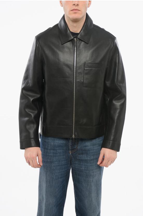  이브살로몬 가죽 자켓 24EHV20166B19W 0 C99 Black