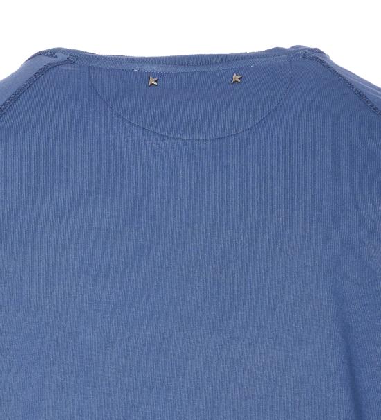 25FW 골든구스 스웨터 GMP02015 P00213850270 Blue - GOLDEN GOOSE