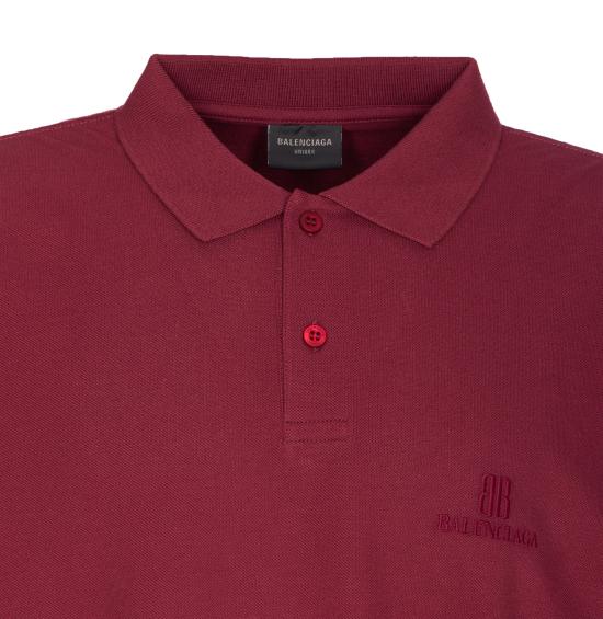 25FW 발렌시아가 폴로 티셔츠 828531 TSVO44029 Red - BALENCIAGA