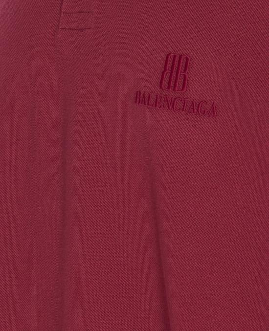 25FW 발렌시아가 폴로 티셔츠 828531 TSVO44029 Red - BALENCIAGA