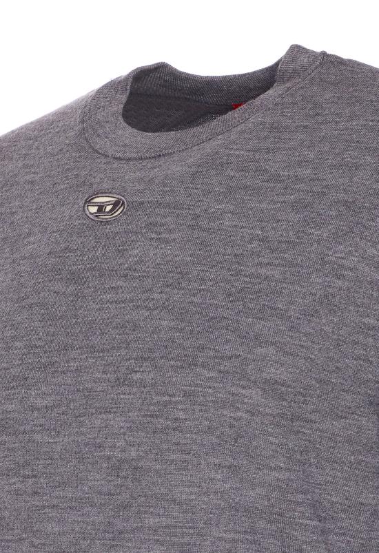 25FW 디젤 스웨터 A17442 0DCCH96K Grey - DIESEL
