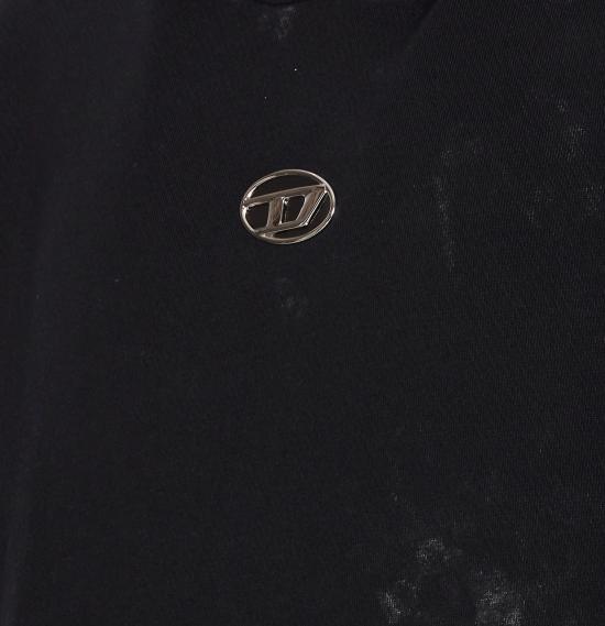 25FW 디젤 긴팔 티셔츠 A19416 0IPAC900 Black - DIESEL