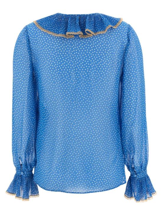 25SS 발렌티노 가라바니 MICRO POIS 마이크로포이즈 블라우스  6B0AB7H19B7 DEP PRINTED - VALENTINO GARAVANI