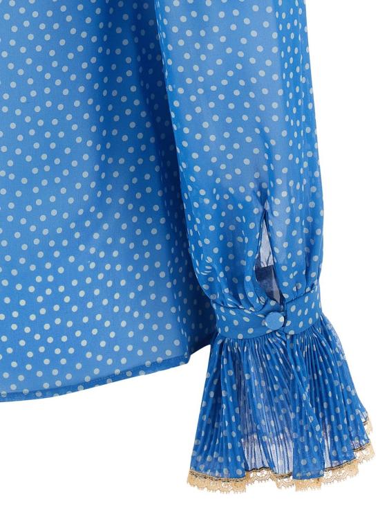 25SS 발렌티노 가라바니 MICRO POIS 마이크로포이즈 블라우스  6B0AB7H19B7 DEP PRINTED - VALENTINO GARAVANI