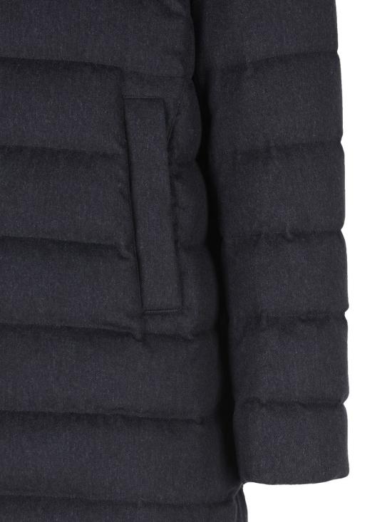 25FW 에르노 캐시미어 실크 모노그램 카코트  PI001310U380879200 AI25 BLUE - HERNO