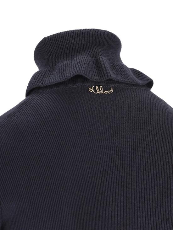 25FW 끌로에 터틀넥 CH25AMP145204C4 AI25 BLUE - CHLOE