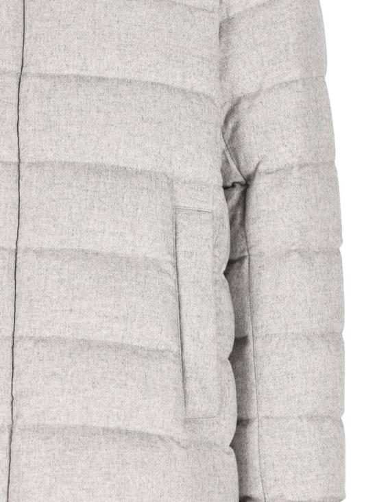 25FW 에르노 캐시미어 실크 모노그램 카코트  PI001310U380879410 AI25 GRAY - HERNO