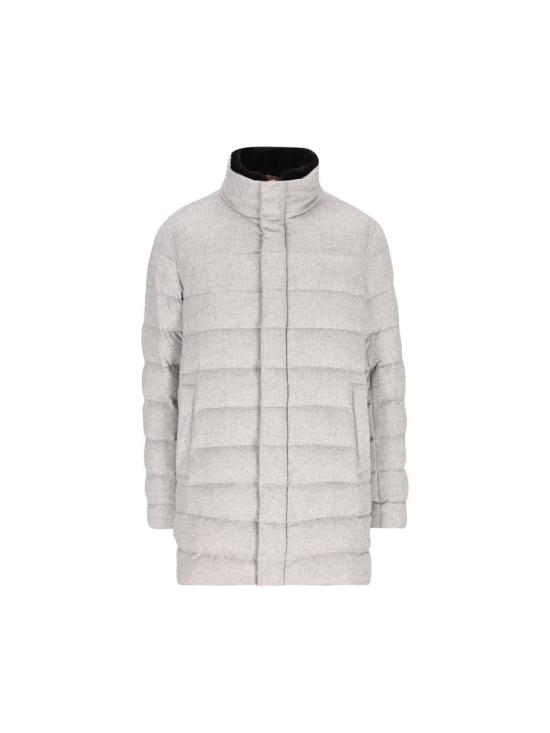 25FW 에르노 캐시미어 실크 모노그램 카코트  PI001310U380879410 AI25 GRAY