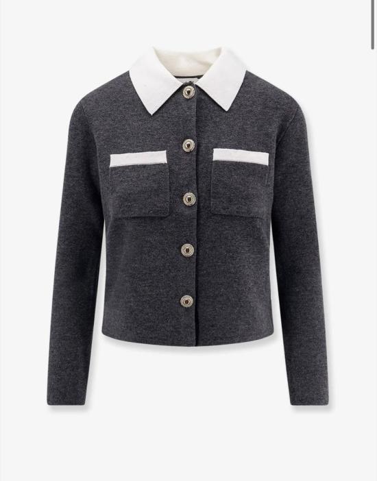 25FW 셀프 포트레이트 가디건 PF25 048CGR GRAY