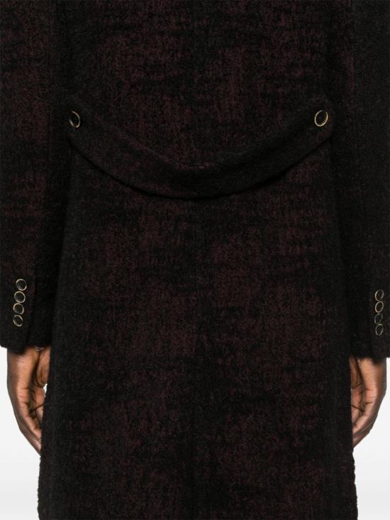  우마 왕 코트 UM8501 UW095 BLACK ROSE - UMA WANG