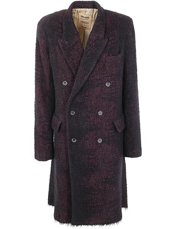  우마 왕 코트 UM8501 UW095 BLACK ROSE - UMA WANG