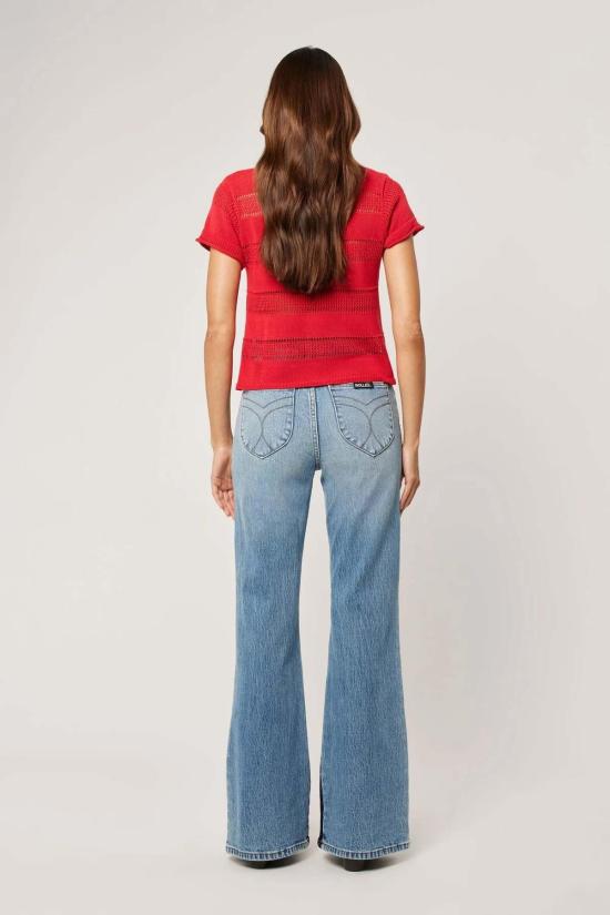  롤라스 데님 팬츠 이스트코스트 플레어 진 빈티지 인디고 - ROLLAS